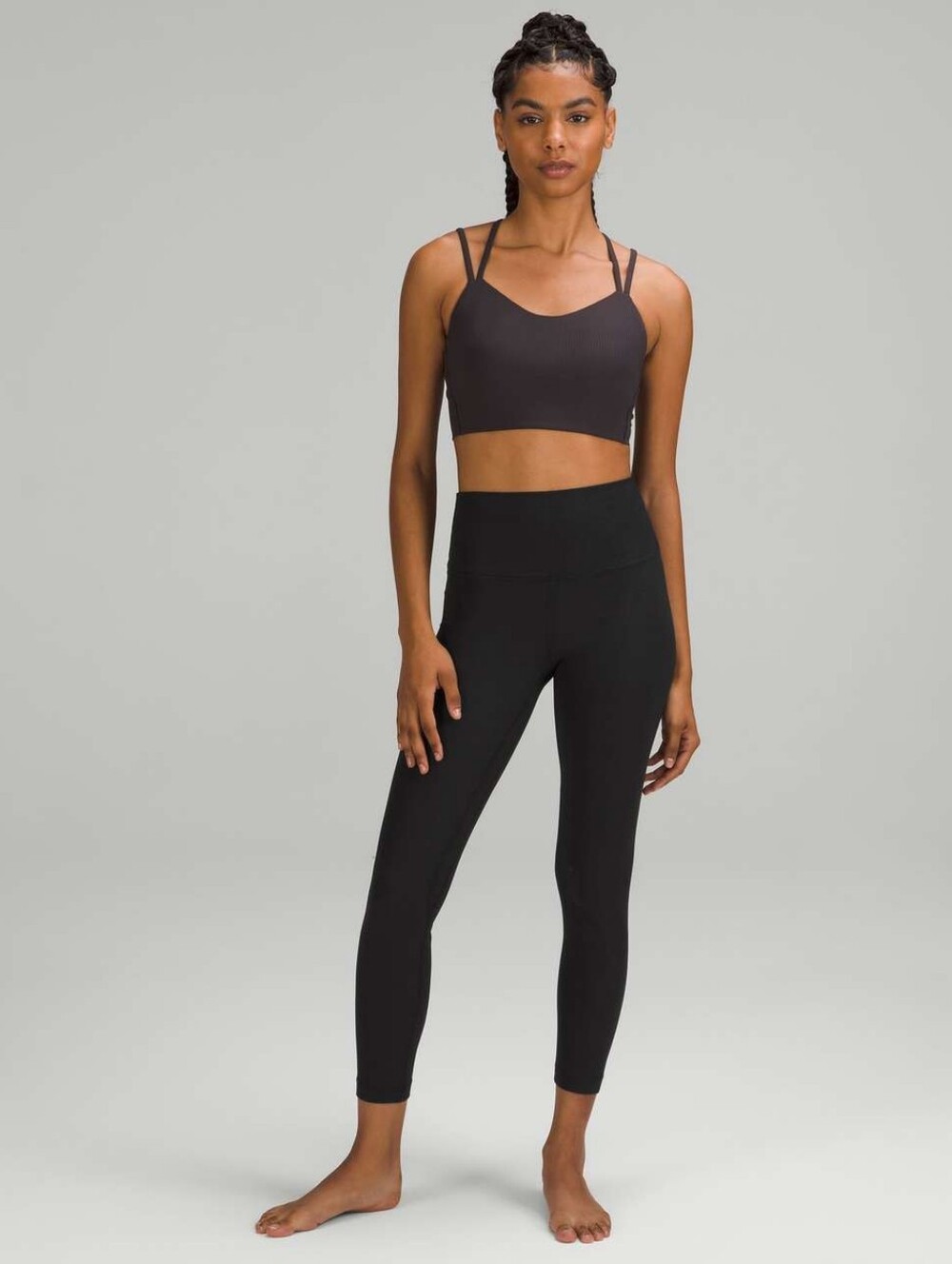 Lululemon Align Ribbed High-Rise Pant 25" Black EUC Size 4